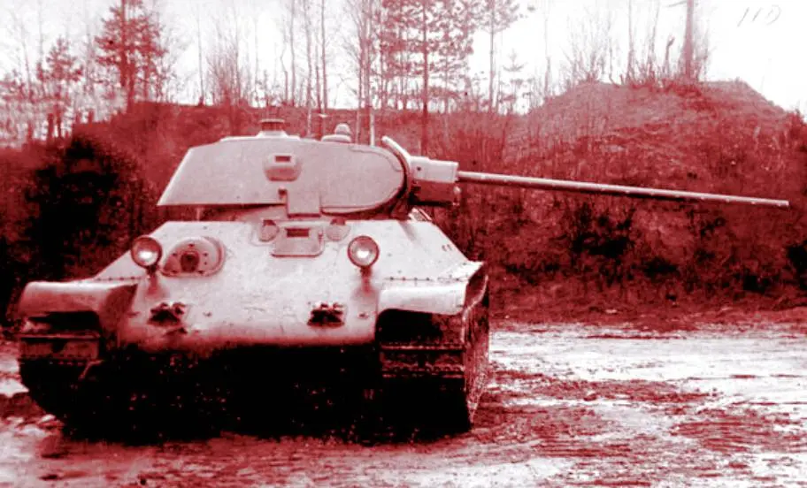 Испытания прототипа Т-34-57, 1941 г.
