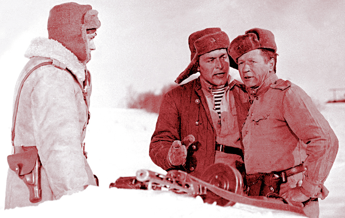 Кадр из киноленты "Аты-баты, шли солдаты..." (1976).