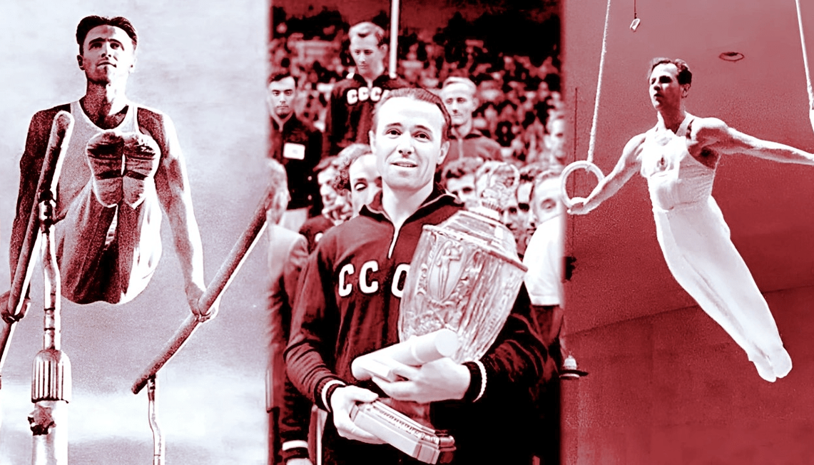 Советский спортсмен Виктор Чукарин.