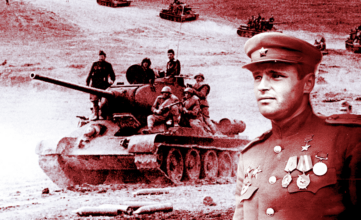 Герой СССР В. Н. Подгорбунский.
