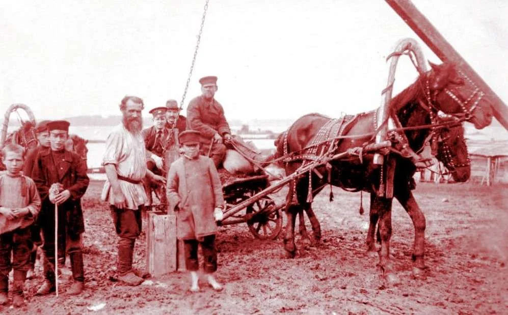 Русские крестьяне начала 20-го столетия.