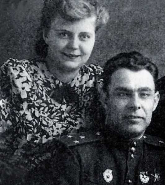 Тамара Лаверченко и Леонид Ильич Брежнев.