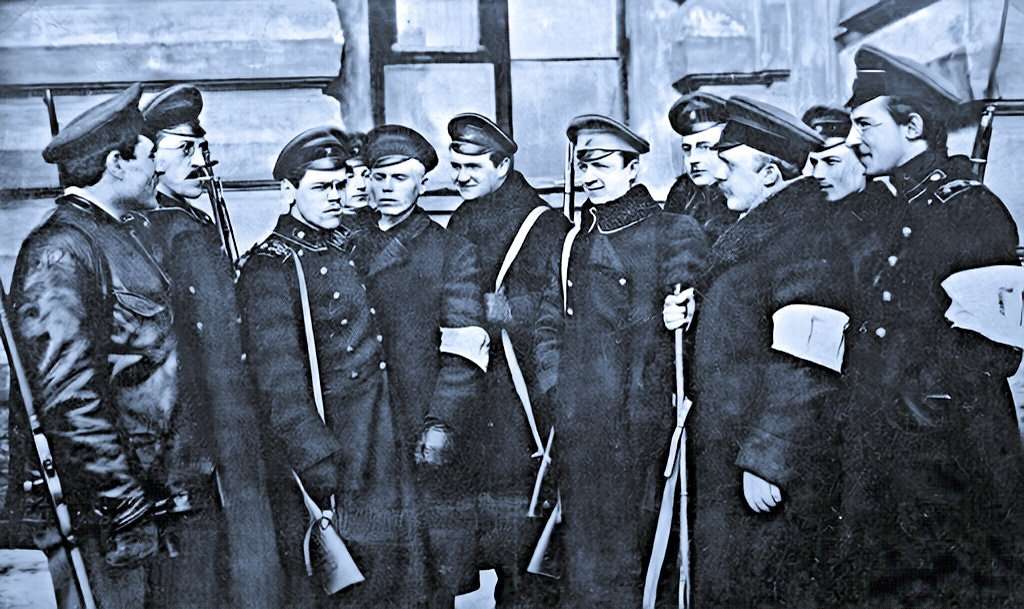 Рабоче-крестьянская милиция, март 1918 год.