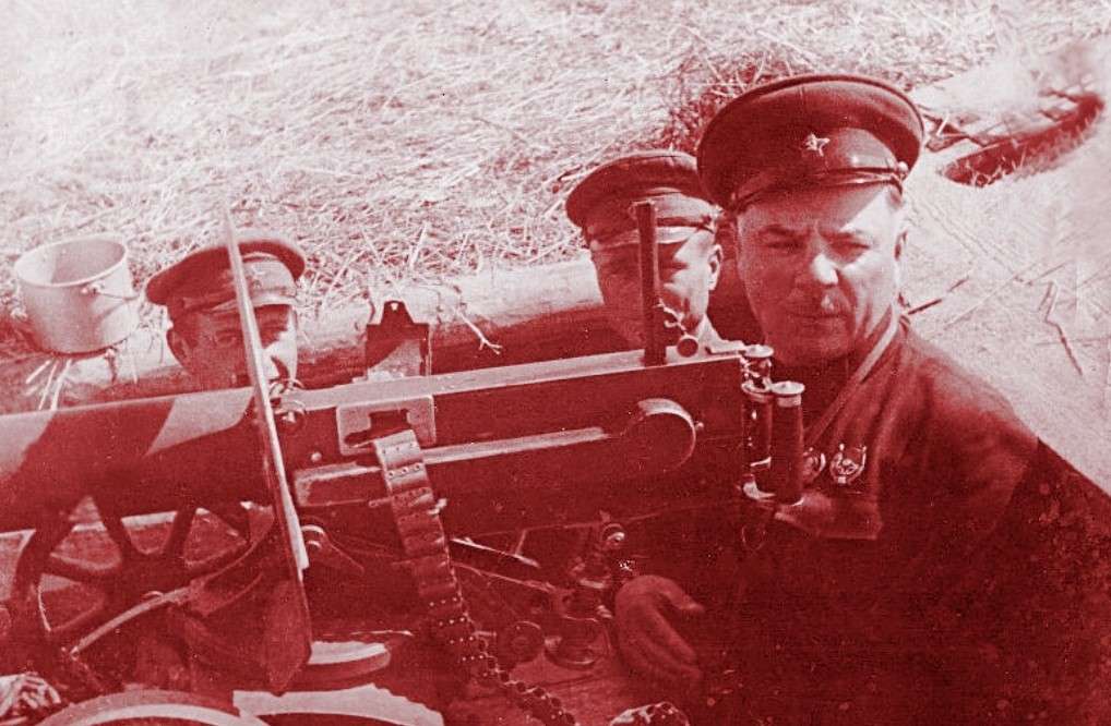 К. Е. Ворошилов на учениях, 1938 г.