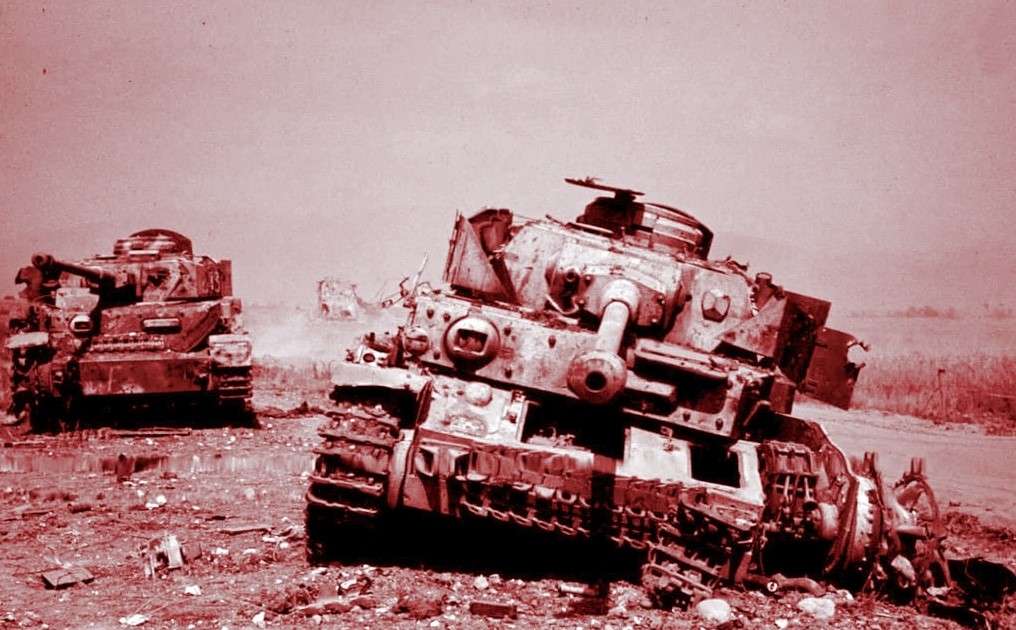 Уничтоженные танки Panzer IV, 1943 г.