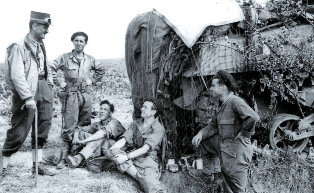 Филипп Леклерк и его солдаты, 1944 г.