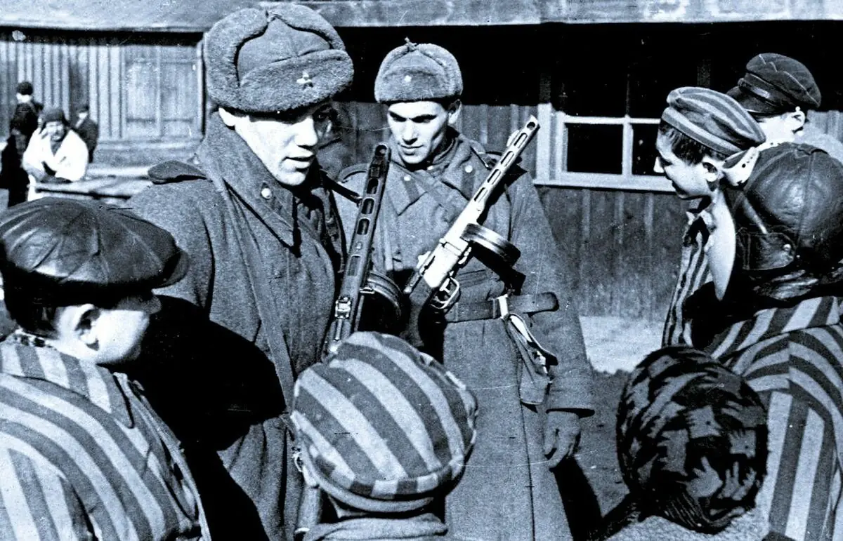 Освобождение Освенцима. Фото 27 января 1945 г.