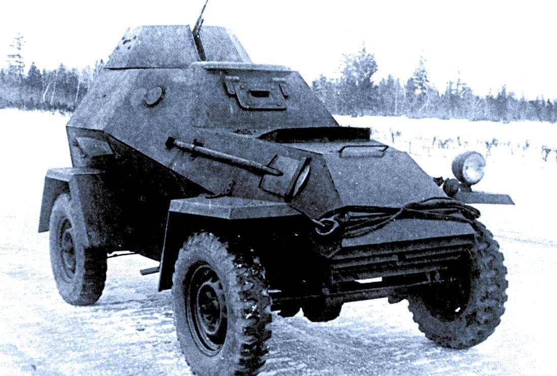 Советский лёгкий бронеавтомобиль БА-64.