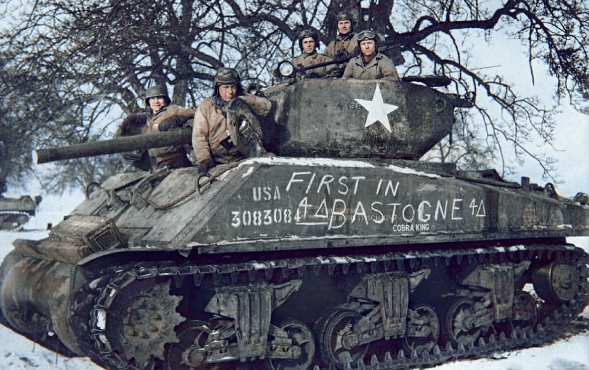 Medium Tank M4, Sherman в Арденнах, конец декабря 1944 г.
